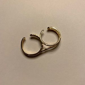 STELLA & DOT Rebecca Minkoff Pave Duo ring